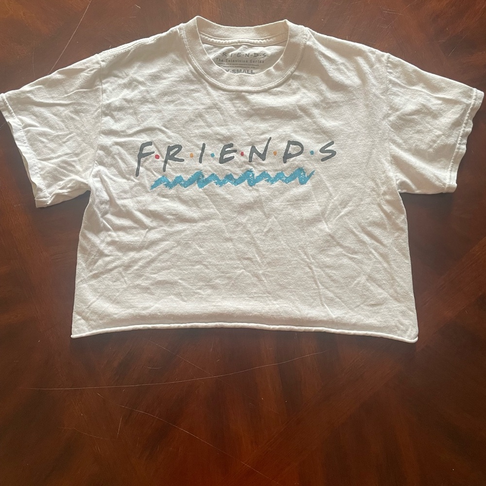 Aeropostale White Tee with Blue Graphic
